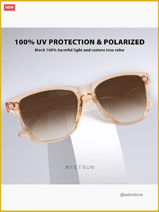 Polarized Sunglasses 3 Pack Retro Square UV400 Protection Driving main image 4